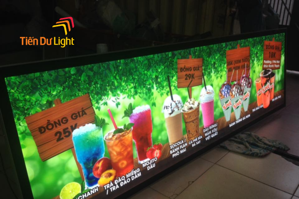 Bảng led menu hộp đèn