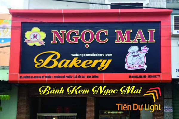 Mẫu bảng hiệu bánh kem đẹp