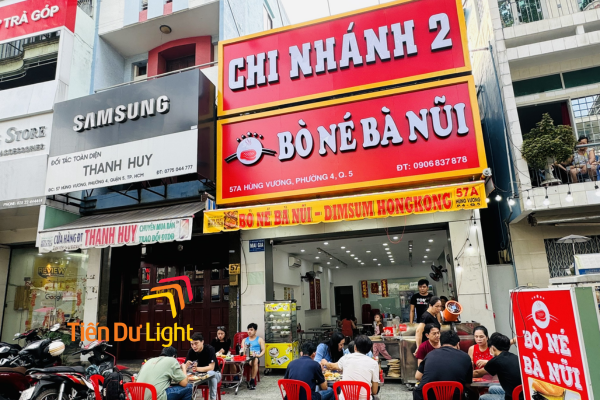 Bảng hiệu bò né chữ nổi