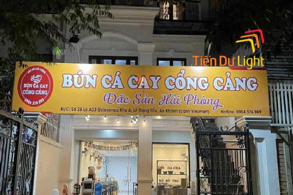  Mẫu bảng hiệu bún cá nổi bật