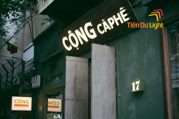 Mẫu bảng hiệu quán cà phê đẹp 