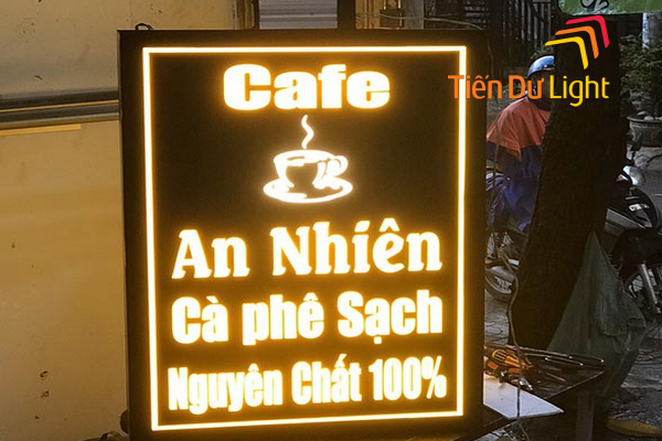Những điều cần biết về bảng hiệu cafe đứng