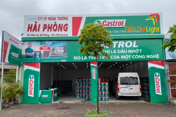 Bảng hiệu nhớt castrol 
