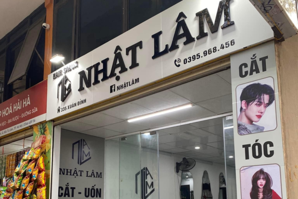Biển hiệu cắt tóc nam nữ chữa nổi