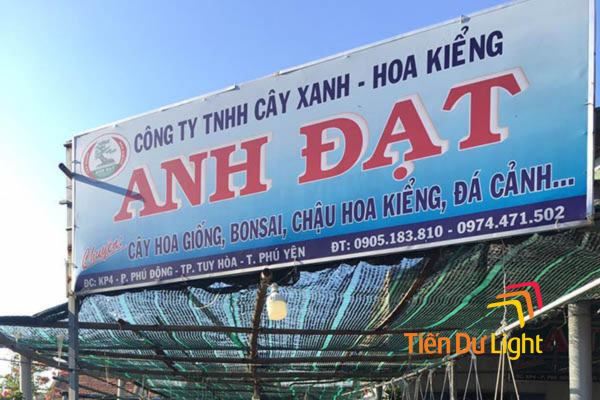 Bảng hiệu bạt giá thành hợp lý