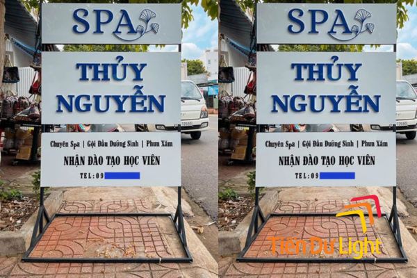 Mẫu bảng hiệu đứng đẹp 