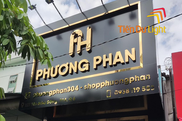 Bảng hiệu chữ inox ứng dụng trong nhiều không gian