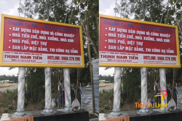 Bảng hiệu cơ khí đẹp