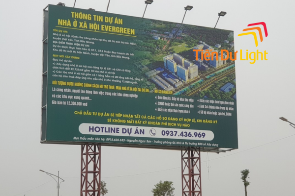 Bảng hiệu công trình nhà phố thiết kế chuyên nghiệp thể nâng cao uy tín 