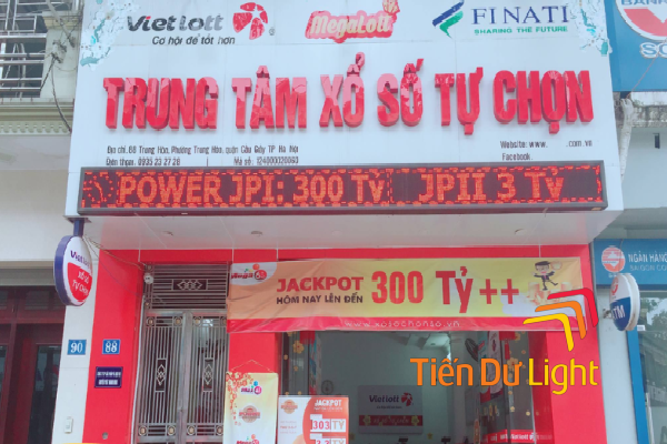 Biển led ma trận hiển thị nội dung linh hoạt
