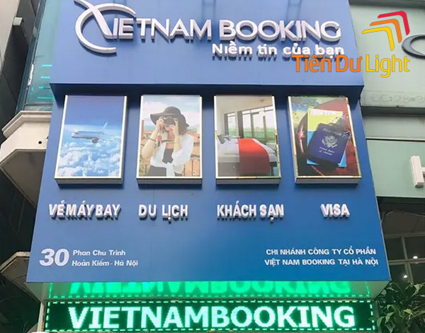 Tham khảo mẫu bảng hiệu dịch vụ du lịch