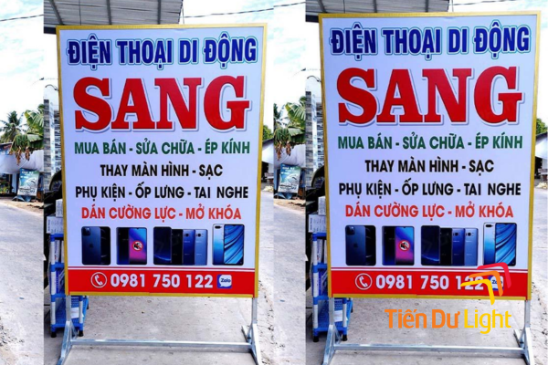 Bảng hiệu biển quảng cáo điện thoại