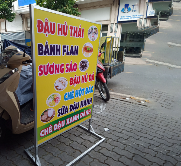 Những điều cần biết về bảng hiệu đứng 2 mặt