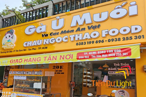 Đặc điểm của bảng hiệu gà ủ muối 