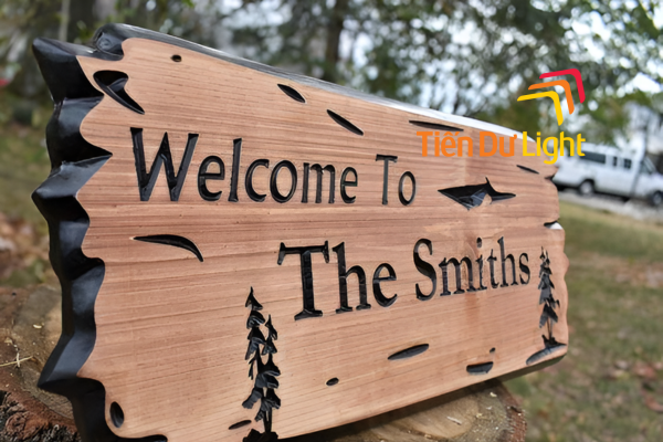 Bảng hiệu gỗ cần được phủ lớp sơn chống mối mọt