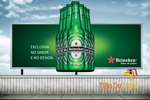 mẫu bảng hiệu heineken đẹp, độc đáo
