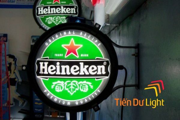 Biển vẫy Heineken đẹp, nổi bật