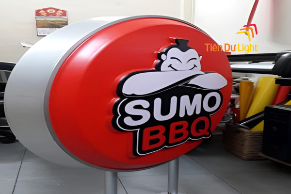 Bảng hiệu hình oval