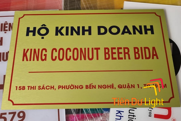 Những điều cần biết về bảng hiệu hộ kinh doanh
