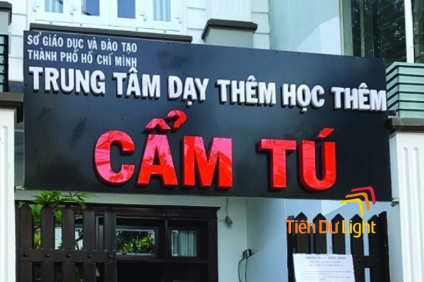 Mẫu	bảng hiệu dạy thêm 