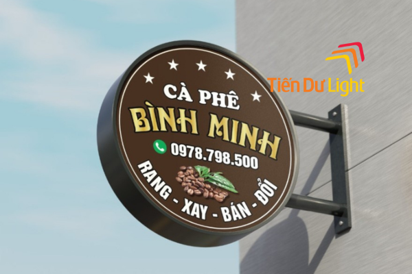 Chọn chất liệu phù hợp giúp bảng hiệu ngoài trời bền đẹp
