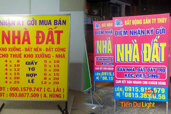 Bảng hiệu hộp đèn led