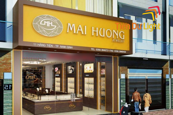 Bảng hiệu màu vàng đồng có đặc điểm gì nổi bật?
