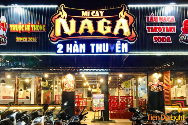 Hệ thống đèn led chiếu sáng nổi bật cả ban đêm