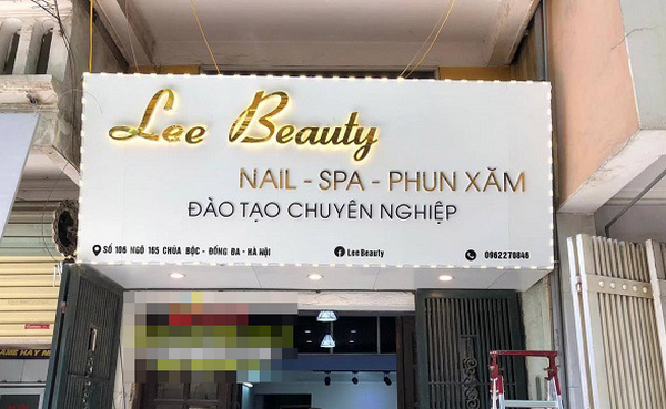 Bảng hiệu nổi bật giữa phố đông giúp spa bạn dễ dàng ghi dấu ấn