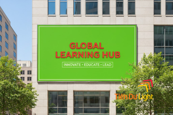 Giữ tỉ lệ màu hợp lý giúp bảng hiệu không bị chói 