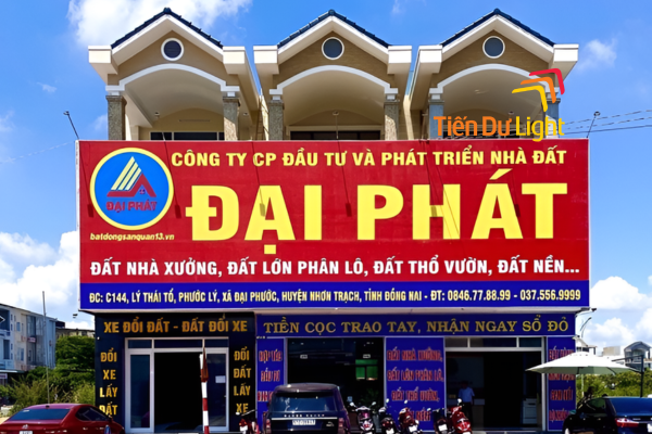 Bảng hiệu văn phòng nhà đất