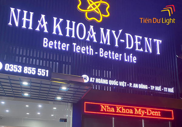Bảng hiệu nha khoa đẹp, ấn tượng