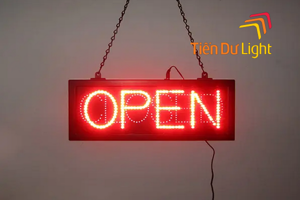 Bảng hiệu open close Led thu hút