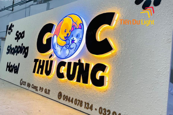 Bảng hiệu pet shop đẹp thể hiện sự chuyên nghiệp uy tín 
