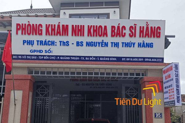 Bảng hiệu phòng khám nhi đúng chuẩn