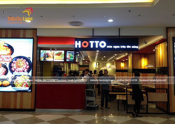 Bảng hiệu chất liệu alu sang trọng