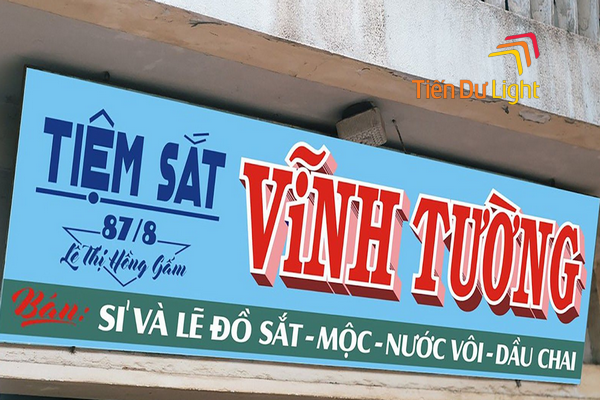 Đặc điểm của bảng hiệu sài gòn xưa 