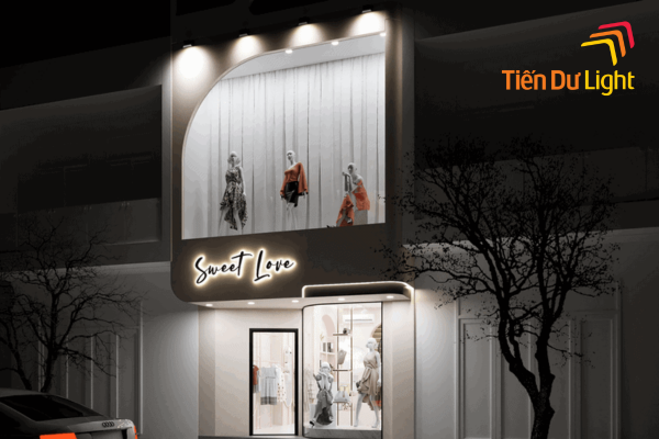 Biển quảng cáo đẹp cho shop quần áo