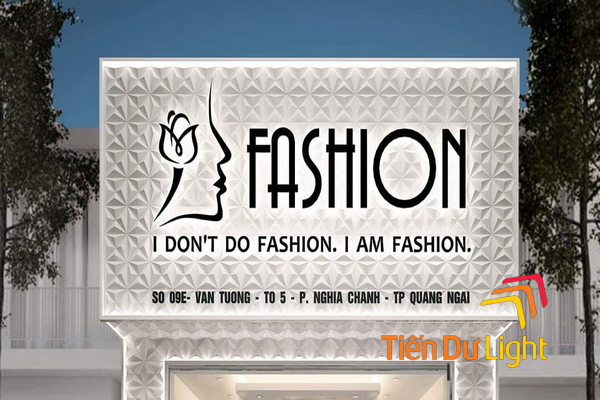 Tìm hiểu về bảng hiệu shop thời trang