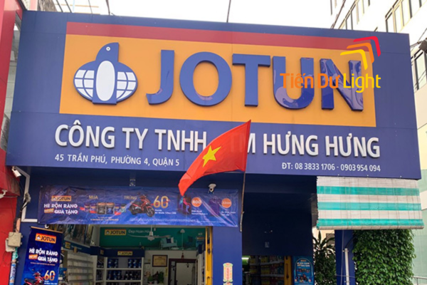 Bảng hiệu sơn Jotun chữ nổi