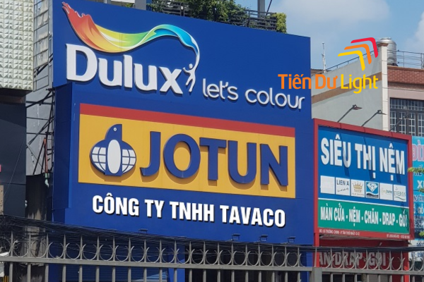 Bảng hiệu đồng bộ nhân diện thương hiệu