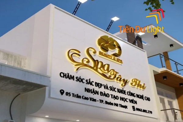 Thế nào là bảng hiệu spa sang trọng?