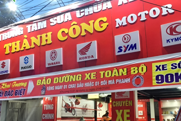 Bảng hiệu sửa xe đẹp