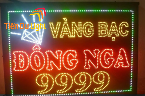Bảng hiệu led tiệm vàng bạc