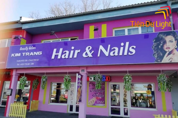 Mẫu bảng hiệu tiệm nail đẹp, độc đáo
