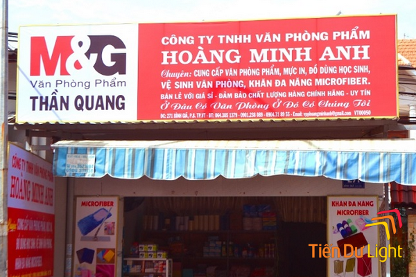 Thiết kế biển hiệu văn phòng phẩm chuyên nghiệp