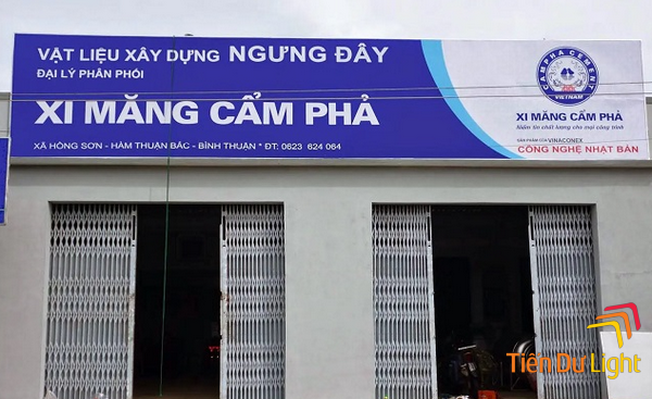 Bảng hiệu vật liệu xây dựng đẹp, ấn tượng