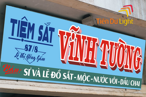 Những điều cần biết về bảng hiệu vẽ tay