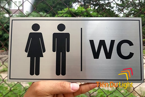 Tìm hiểu về bảng hiệu WC