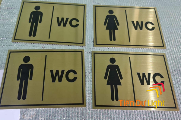 Có đa dạng các loại bảng hiệu WC cho khách hàng lựa chọn